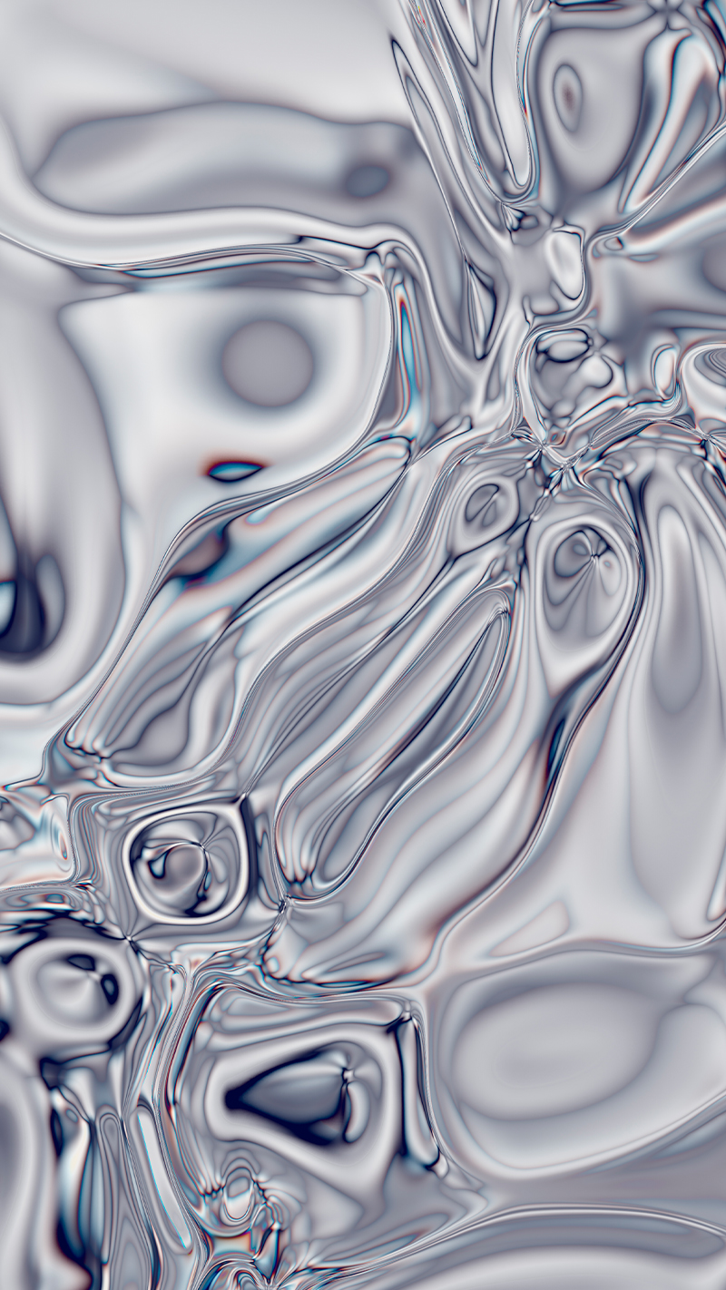 Abstract liquid metal gradient background